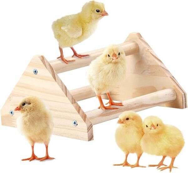 Chicken Perch Strong Pine Wooden Chick Jungle Gym Roosting Bar