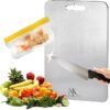 Stainless Steel Cutting Board (15x11')- Double Sided for Meat & Meal Prep